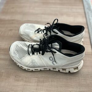 On cloud tennis shoes